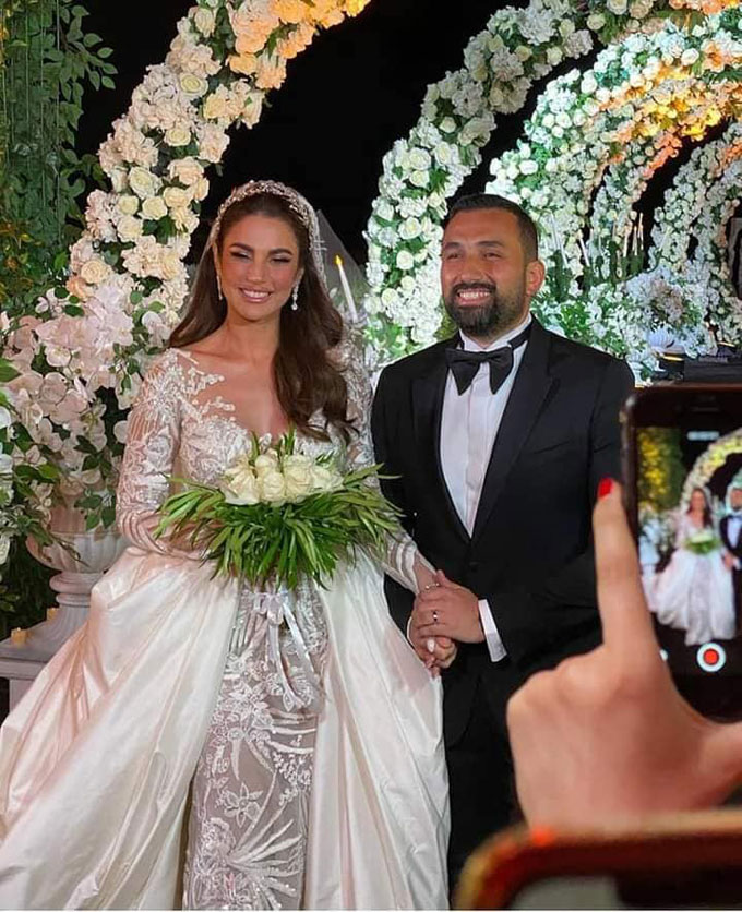  Mariage  de l actrice tunisienne Dorra Zarrouk photos 