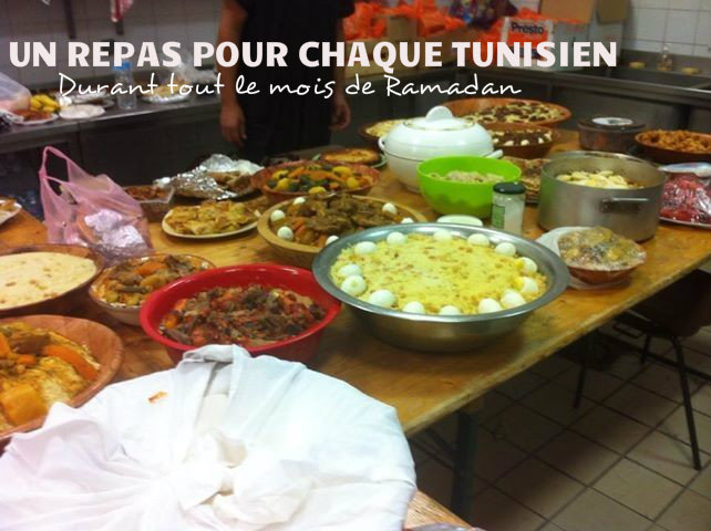 un repas pour chaque tunisien ramadan