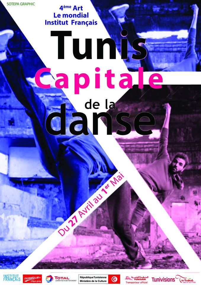 tunis capitale de la danse affiche