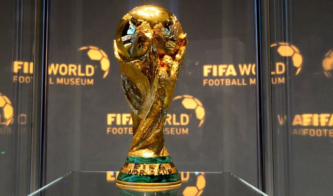 trophée de la Coupe du monde