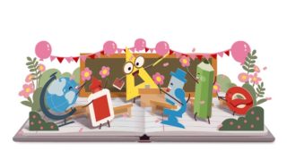 Google Doodle journée mondiale des enseignants