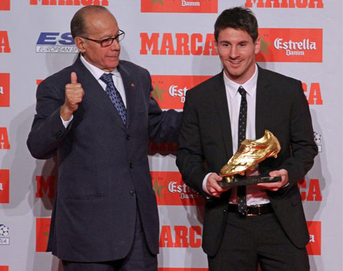 lionel-messi-souliers-or