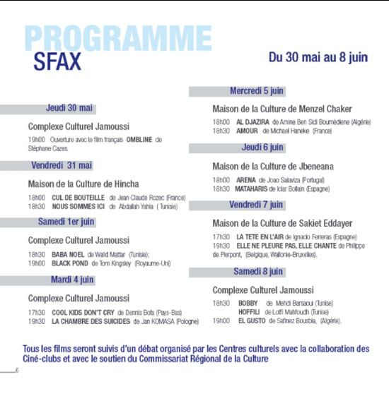 programme-jce-sfax-2013